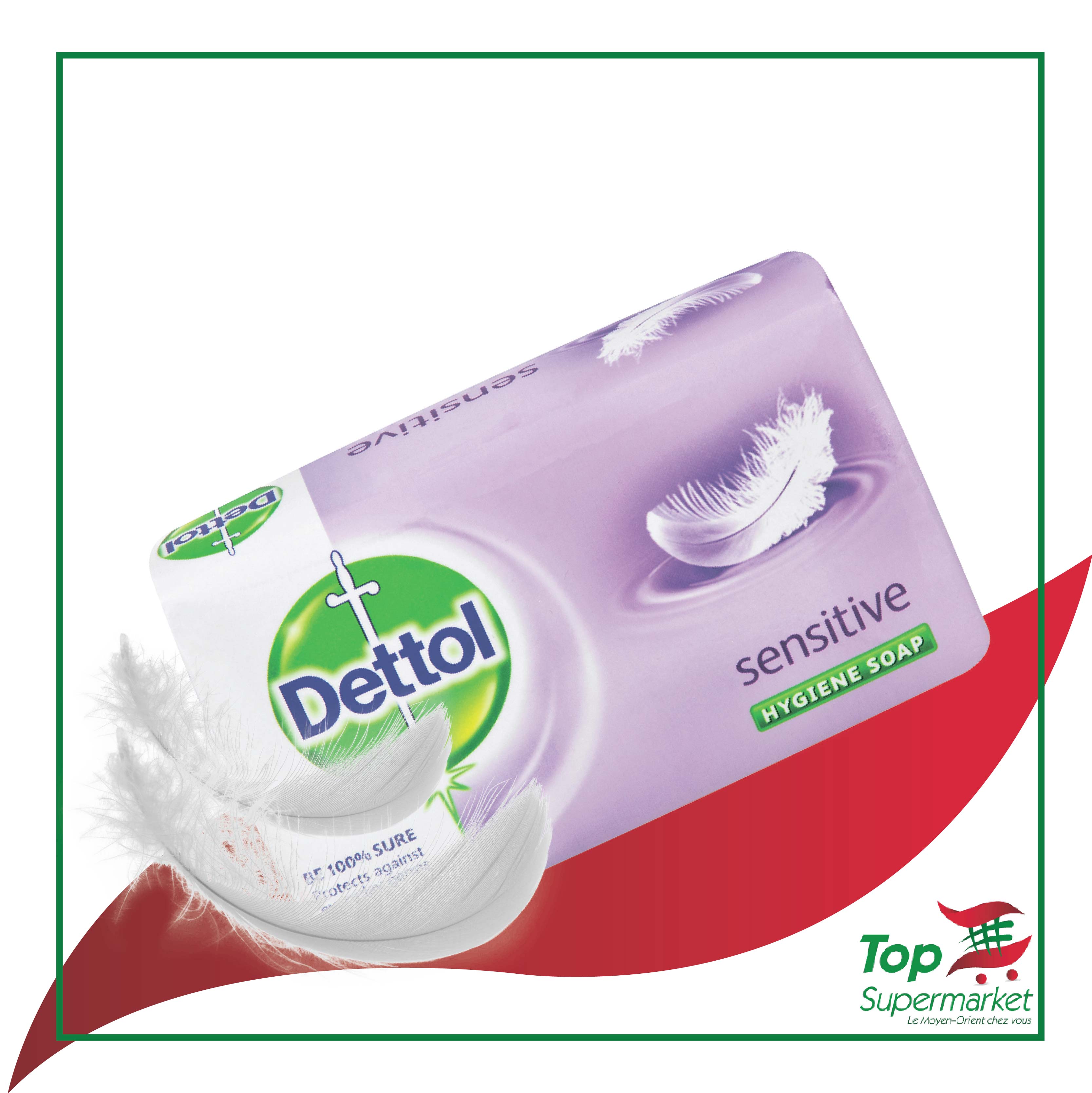 Dettol savon Sensitive 105gr